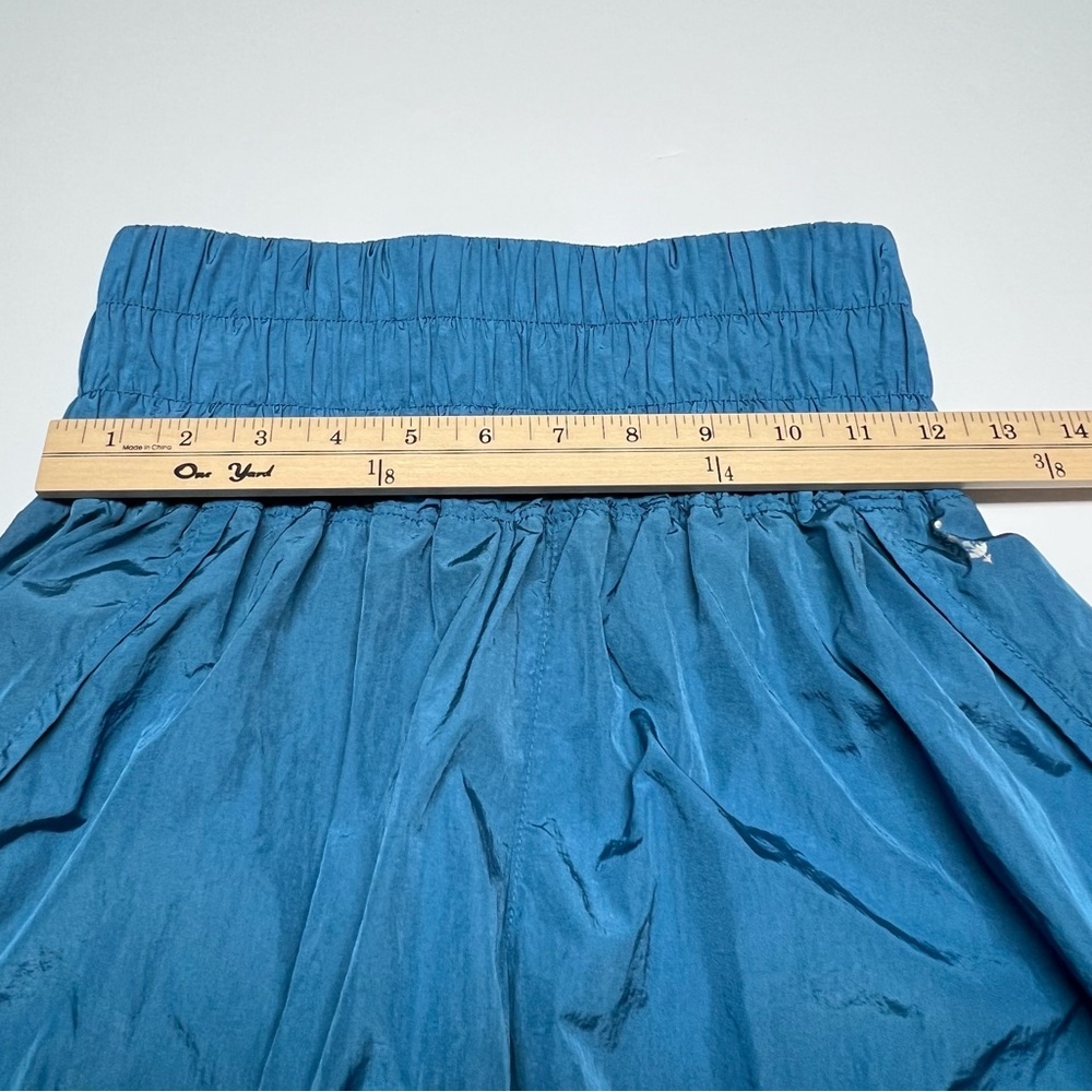 FREE PEOPLE MOVEMENT Blue Running Shorts Women’s Small High Rise Athletic Lined - Picture 10 of 11